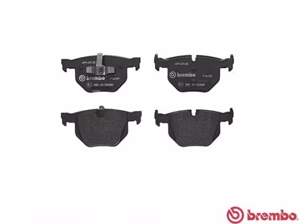 BREMBO Kit pastiglie freno, Freno a disco