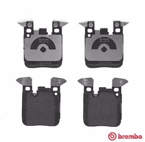 BREMBO Kit pastiglie freno, Freno a disco