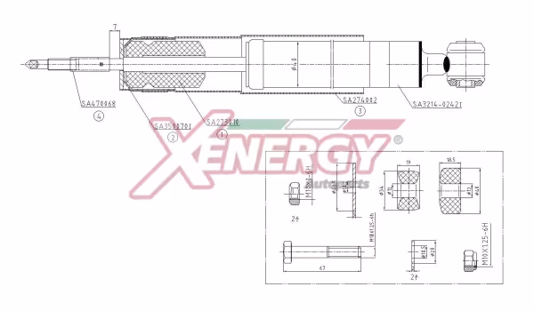 AP XENERGY Ammortizzatore