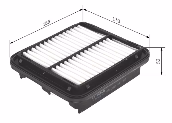 BOSCH Filtro aria