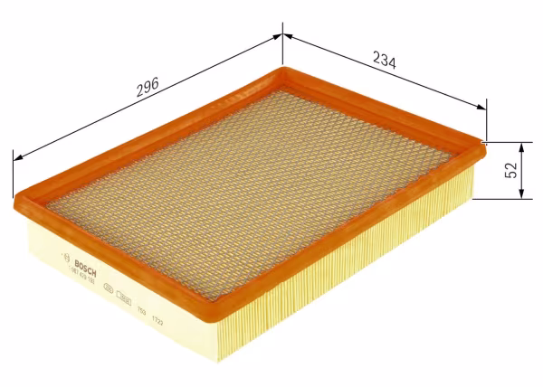 BOSCH Filtro aria