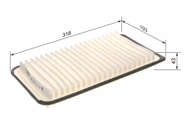 BOSCH Filtro aria
