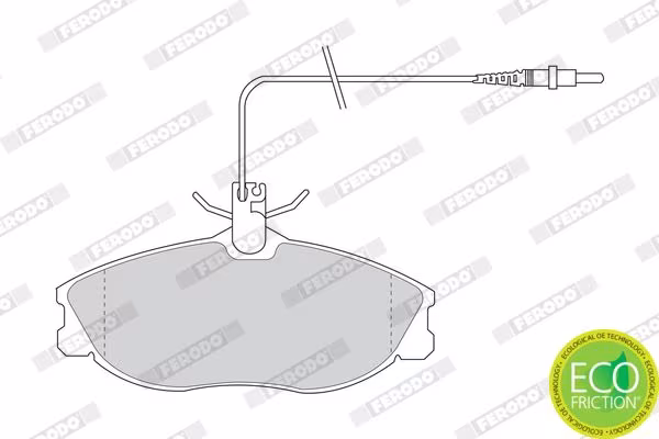FERODO Kit pastiglie freno, Freno a disco