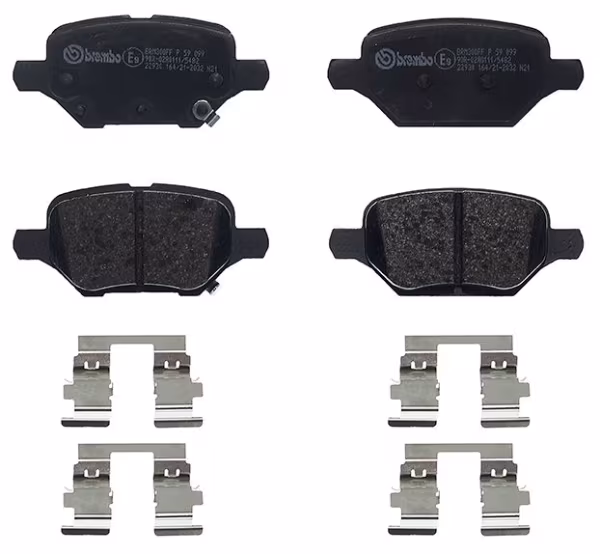 BREMBO Kit pastiglie freno, Freno a disco