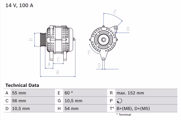 BOSCH Alternatore