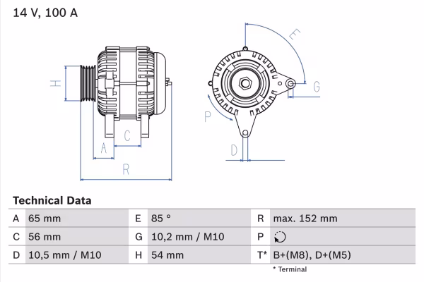 BOSCH Alternatore