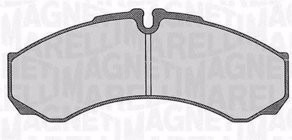 MAGNETI MARELLI Kit pastiglie freno, Freno a disco