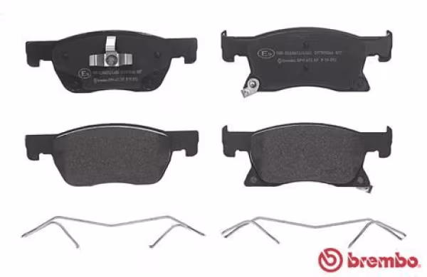 BREMBO Kit pastiglie freno, Freno a disco