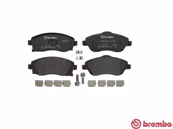 BREMBO Kit pastiglie freno, Freno a disco