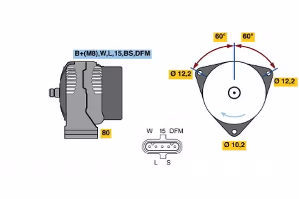 BOSCH Alternatore