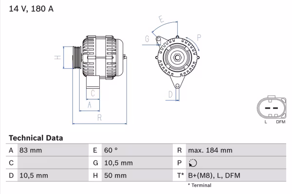 BOSCH Alternatore