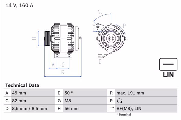BOSCH Alternatore