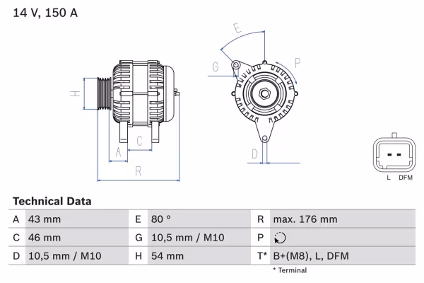 BOSCH Alternatore