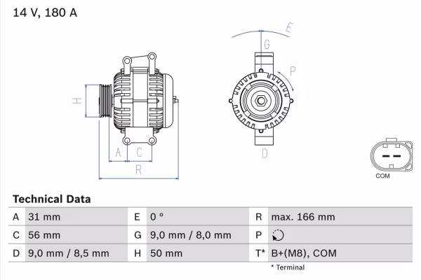BOSCH Alternatore