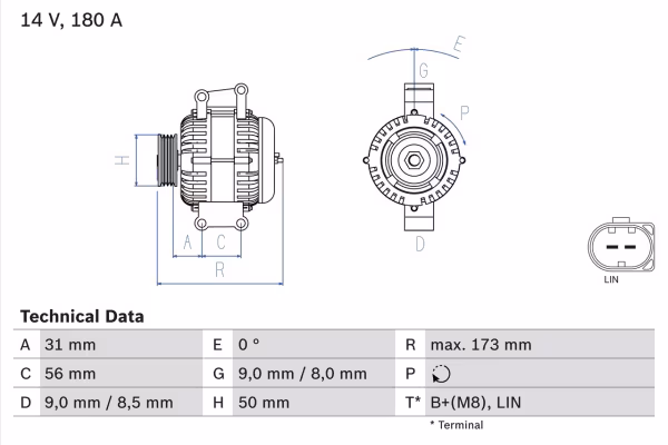BOSCH Alternatore