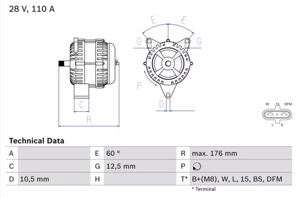 BOSCH Alternatore