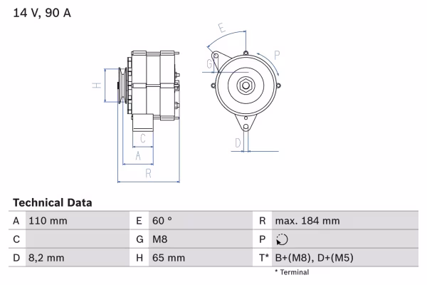 BOSCH Alternatore