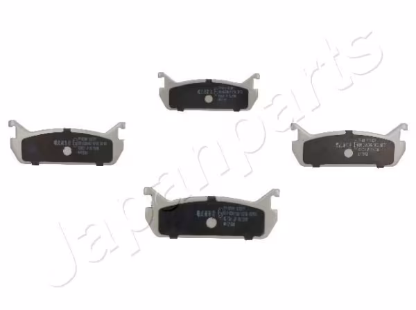 JAPANPARTS Kit pastiglie freno, Freno a disco