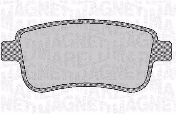 MAGNETI MARELLI Kit pastiglie freno, Freno a disco