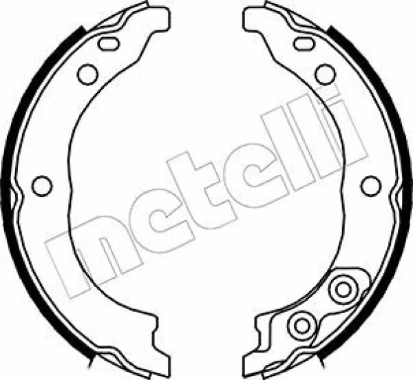 METELLI Kit ganasce, Freno stazionamento