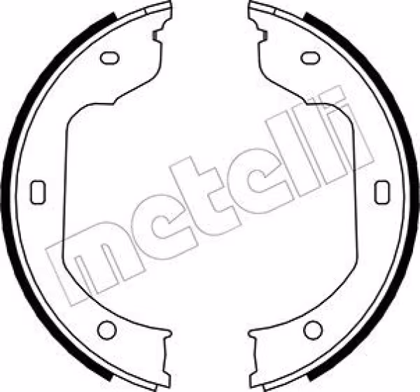 METELLI Kit ganasce, Freno stazionamento
