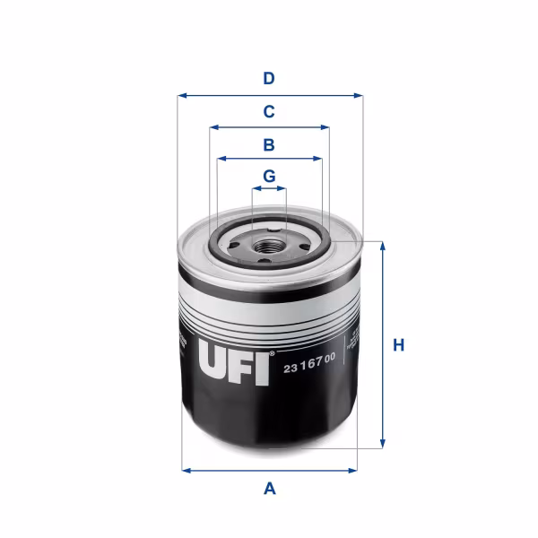UFI Filtro olio