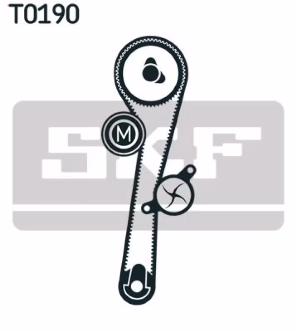 SKF Pompa acqua + Kit cinghie dentate