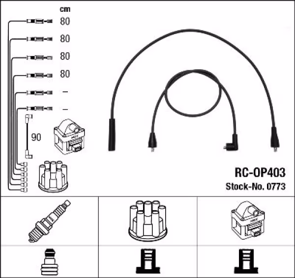 NGK Kit cavi accensione