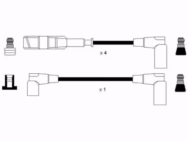 NGK Kit cavi accensione