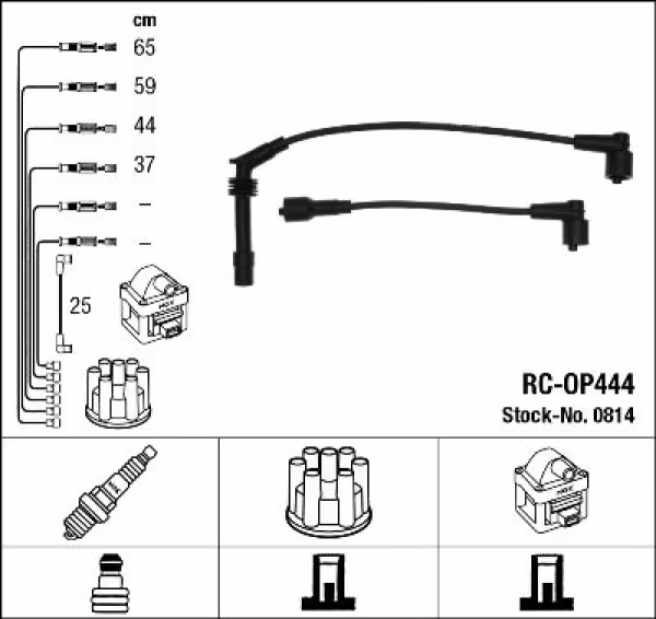 NGK Kit cavi accensione