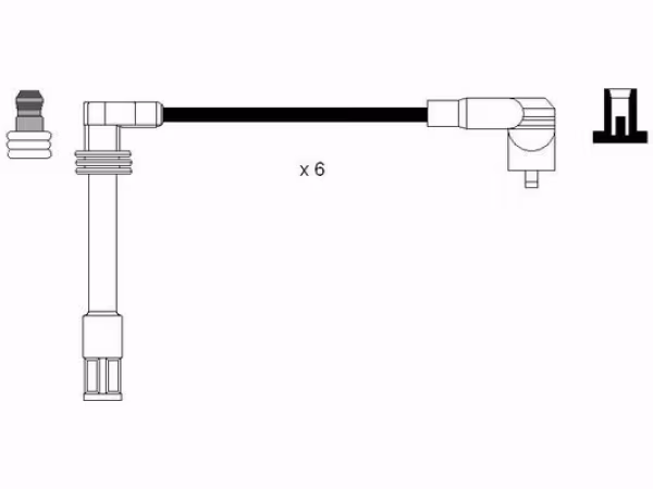 NGK Kit cavi accensione