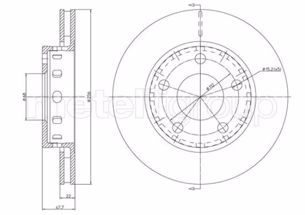 METELLI Disco freno
