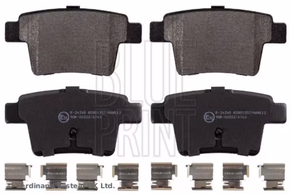 BLUE PRINT Kit pastiglie freno, Freno a disco