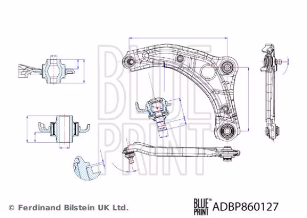 BLUE PRINT Braccio oscillante, Sospensione ruota