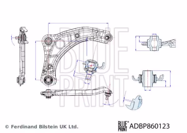 BLUE PRINT Braccio oscillante, Sospensione ruota