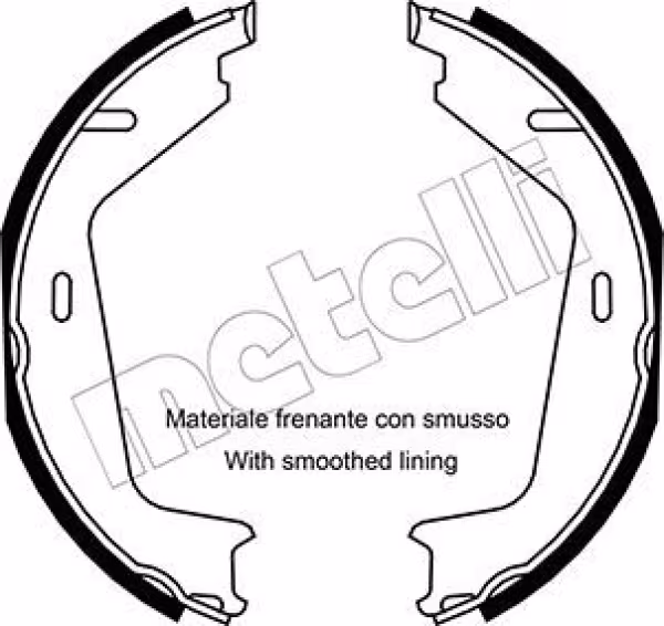 METELLI Kit ganasce, Freno stazionamento