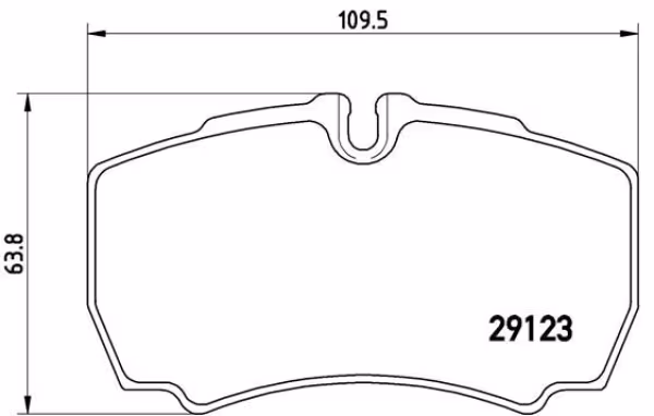 BREMBO Kit pastiglie freno, Freno a disco