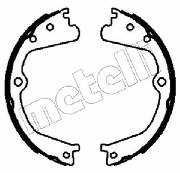 METELLI Kit ganasce, Freno stazionamento
