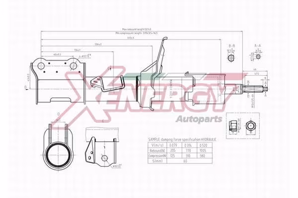 AP XENERGY Ammortizzatore
