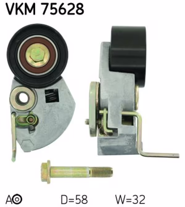 SKF Rullo tenditore, Cinghia dentata