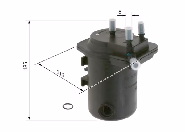 BOSCH Filtro carburante