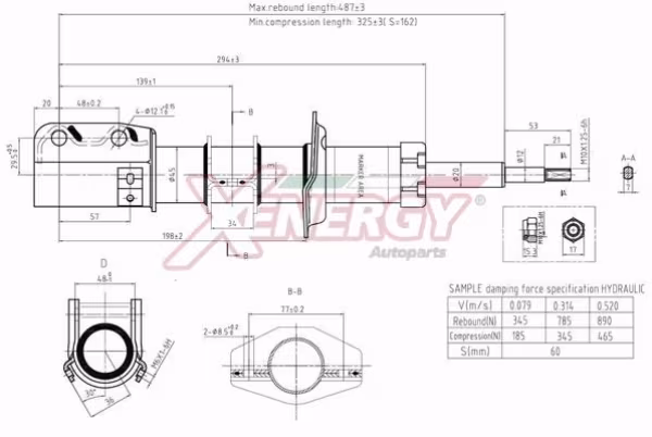 AP XENERGY Ammortizzatore