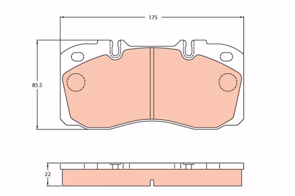 TRW Kit pastiglie freno, Freno a disco
