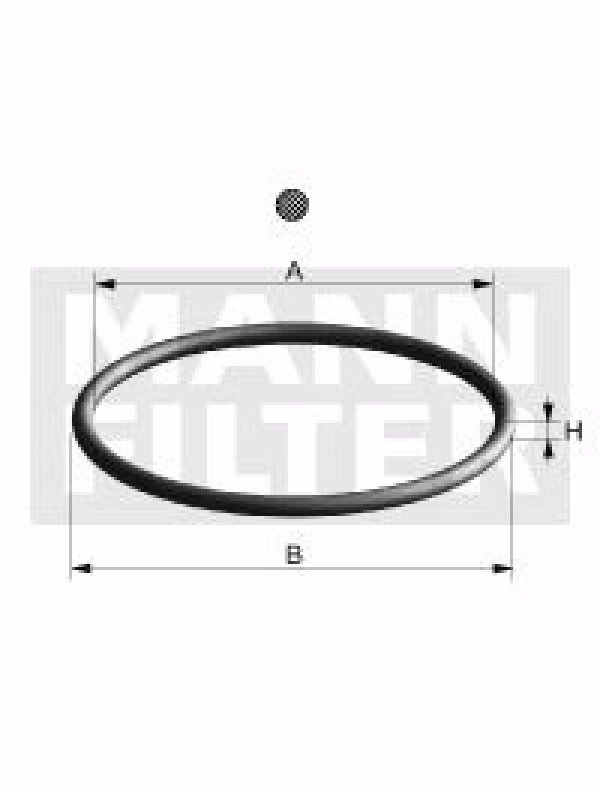MANN-FILTER Guarnizione, Filtro olio