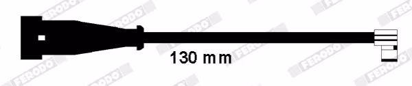 FERODO Contatto segnalazione, Usura past. freno/mat. d\'attrito