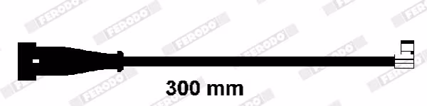 FERODO Contatto segnalazione, Usura past. freno/mat. d\'attrito