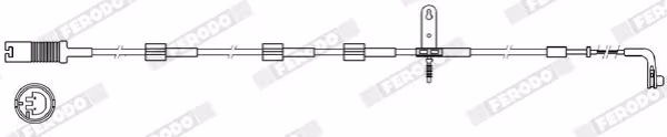 FERODO Contatto segnalazione, Usura past. freno/mat. d\'attrito
