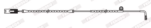 FERODO Contatto segnalazione, Usura past. freno/mat. d\'attrito
