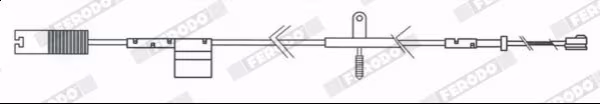 FERODO Contatto segnalazione, Usura past. freno/mat. d\'attrito