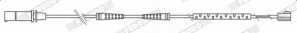 FERODO Contatto segnalazione, Usura past. freno/mat. d\'attrito